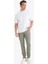 Slim Fit Dar Kesim Dar Paça Cepli Dokulu Pantolon E7959AX25AU 1