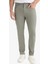 Slim Fit Dar Kesim Dar Paça Cepli Dokulu Pantolon E7959AX25AU 4