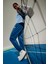 Fit Standart Fit Cep Detaylı Sporcu Uzun İnce Jogger Eşofman Altı E8280AX25SP 1