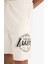 Fit NBA Los Angeles Lakers Standart Fit Kısa Paça Şort E0368AX25SP 8