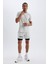 Fit Slim Fit Dar Kesim Fermuarlı Telefon Cepli Sporcu Taytlı Şort Z2147AZ24AU 5