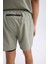 Fit Slim Fit Dar Kesim Fermuarlı Telefon Cepli Sporcu Taytlı Şort Z2147AZ25SP 7