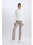 Fit Flare Fit Sporcu İnce Eşofman Altı İspanyol Paça Standart Boy Basic Düz B3988AX24AU 3
