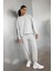 Fit Oversize Geniş Kalıp İnce Sporcu Eşofman Altı Çift Cepli Jogger Paça Standart Boy Skuba Dalgıç Kumaş Z6694AZ24AU 1