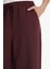 Wide Leg Cepli Yüksek Bel Standart Boy Keten Karışımlı Pantolon F5024AX25SP 7