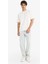 %100 Pamuk Baggy Fit Geniş Paça Jean Yıkamalı Pantolon F5669AX25AU 3