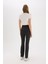 Fit Flare Fit Sporcu İnce Eşofman Altı İspanyol Paça Standart Boy Basic Düz B3988AX25SP 6