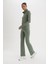 Fit Flare Fit Sporcu İnce Eşofman Altı İspanyol Paça Standart Boy Basic Düz B3988AX25SP 3