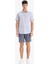 Regular Fit Dokulu Bermuda Şort E2234AX25SM 3