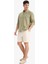 Regular Fit Dokulu Bermuda ŞORT E2234AX25SM 3