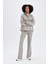 Fit Flare Fit Sporcu İnce Pantolon İspanyol Paça Standart Boy Modal D0389AX24AU 5