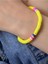 Şık Polimer Yaz Bilekliği, Sarı Renk, El Yapımı 1