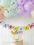 Pastel Kelebek Çiçek Konseptli Doğum Günü Balon Zinciri Kiti 6