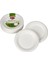 Nature Ekolojik Karton Kağıt Parti Tek Kullanımlık Tabak - 18 Cm. - 25 Adetlik 1 Paket 2