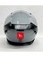 Braker Sv Nardo Gri Parlak Renk A12 - Şefaf Vizörlü- Iç Güneş Vizörlü - Motosiklet Kaskı V-28B 3