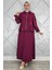Kadın Büzgü Detaylı Tesettür Takım 3