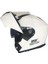 M-966 Çene Açılır Kask Güneş Vizörlü White (L) 3