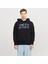 Erkek Gögüs Logo Baskili Kapüsonlu Sweatshirt - Bryan 1