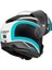 Strobe 2 Victory Çene Açılır Kask Beyaz-Mavi M 4