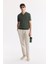Erkek Haki Polo Yaka Rayon Triko Regular Fit T-Shirt A51Y5015 7