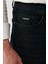 Erkek Lacivert Eskitme Yıkamalı Berlin Slim Fit Jean Pantolon A41Y3510 6