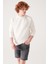 Erkek Ekru Sweatshirt Bisiklet Yaka Pamuklu 2 Iplik Şardonsuz Esnek Comfort Fit E001200 6