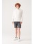 Erkek Ekru Sweatshirt Bisiklet Yaka Pamuklu 2 Iplik Şardonsuz Esnek Comfort Fit E001200 9