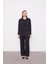 Siyah Fermuar Detaylı Tunik Takım 2