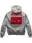 Blauer Easy Men Open Hoody Korumalı Motosiklet Montu Gri Kırmızı 2