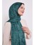 Zümrüt Otantik Desen Hint Ipeği Şal 2