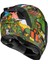 Airflite GP23 Kapalı Motosiklet Kaskı Siyah Yeşil Turuncu 3