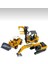 Vardem Inşaat Seti Forklift Kepçe Buldozer 3’lü Metal Oyuncak Seti – 1:55 Ölçekli 2