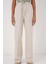 6690 Bol Paça Yüksek Bel Pantolon - Krem 4