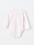 Lc Waıkıkı Pembe Bisiklet Yaka Kız Bebek Çıtçıtlı Bodysuit 2'li 3