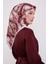 Gül Yansıma Görünümlü Twill İpek Eşarp 3