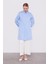 Mavi Işleme Detaylı Gömlek 1