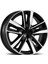 17 Inç 4X100 Clio Icon Rs Siyah Elmas Kesim Jant Modeli (4 Adet) 1