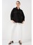 Cep Detaylı Oversize Gömlek 20313 - Siyah 2