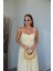 Sarı Askılı Drape Detay Maxi Boy Elbise 5