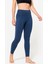 Kimjaly Kadın Yüksek Belli Yoga Taytı - Lacivert 1