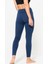 Kimjaly Kadın Yüksek Belli Yoga Taytı - Lacivert 4
