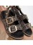 Bernishoes Olira Siyah Simli Kemerli Sandalet 2