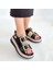 Bernishoes Stan Siyah Cilt Sandalet 4