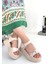 Bernishoes Luno Bej Cilt Kemerli Sandalet 1