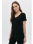 Basic Modal V Yaka T-Shirt 2