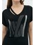 Yaka Detaylı Bsn'li Taşlı T-Shirt 4