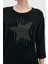 Yıldız Aplikeli Taşlı Çizgili Truvakar T-Shirt 4