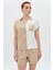 Polo Yaka Parçalı Taş Işlemeli T-Shirt 2