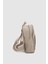 Furne Dış Bölmeli Dokulu Mini Sırt Çantası Krem 5