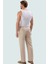 Erkek Baggy Fit Boru Paça Pantolon Düz Desen Günlük Kombinler Hafta Sonu Dayanıklı Malzeme 3
